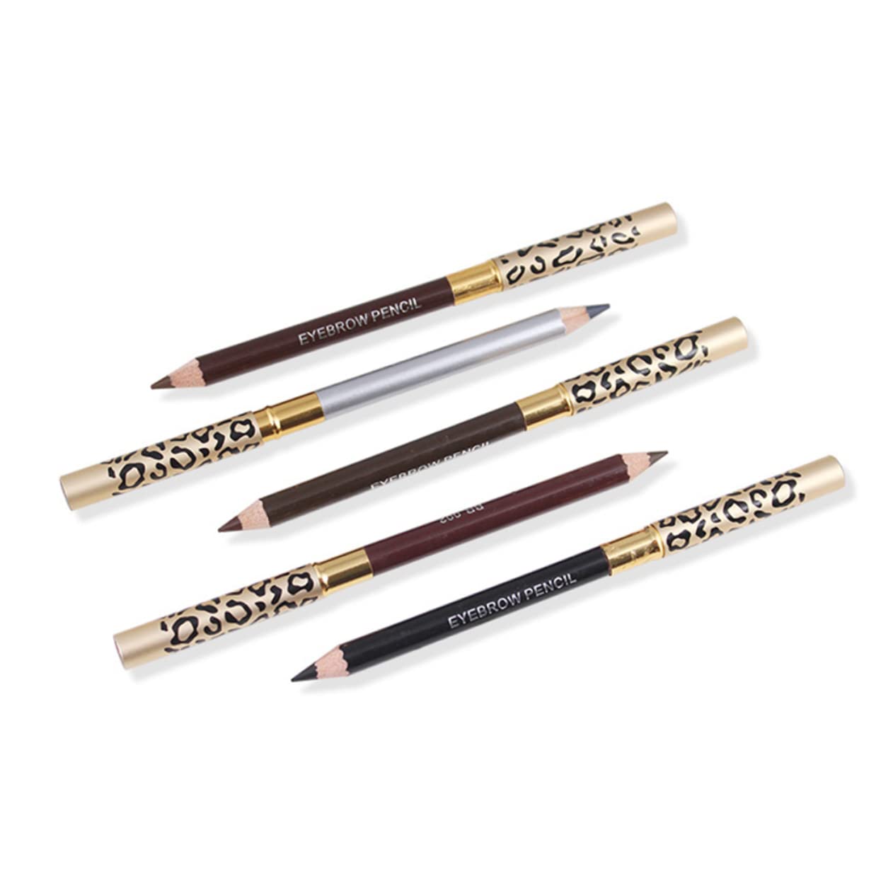 Карандаш для бровей HONMEET с двойной головкой коричневый, фото №6