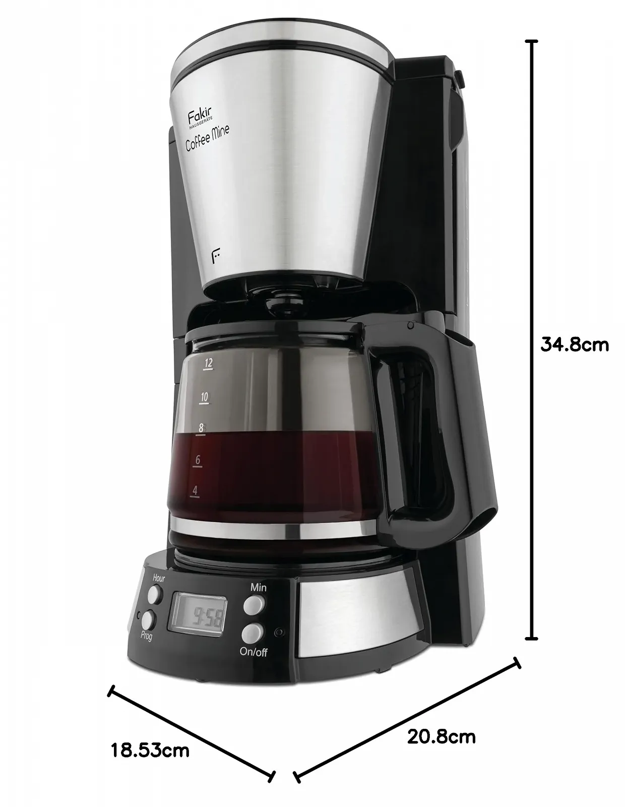 Кофемашина капельная Fakir Coffee Mine 1.5 л 800 Вт, фото №10