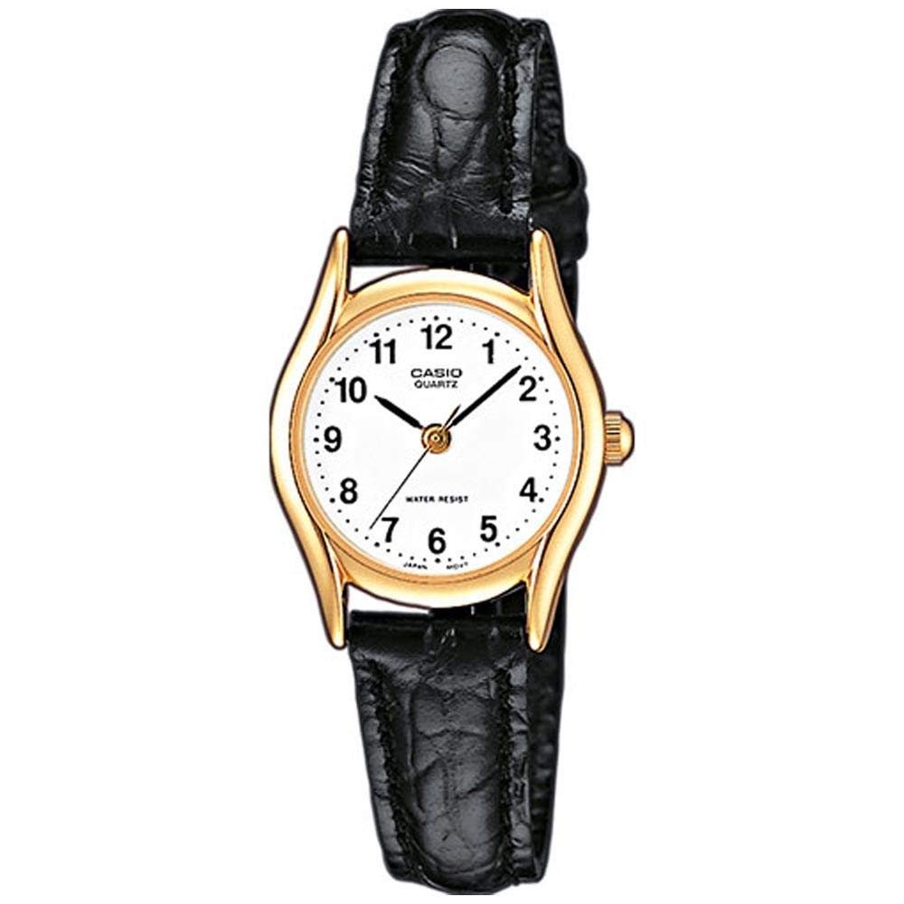 Аналоговые Кварцевые Часы Casio Женские с Кожаным Ремешком, фото №1