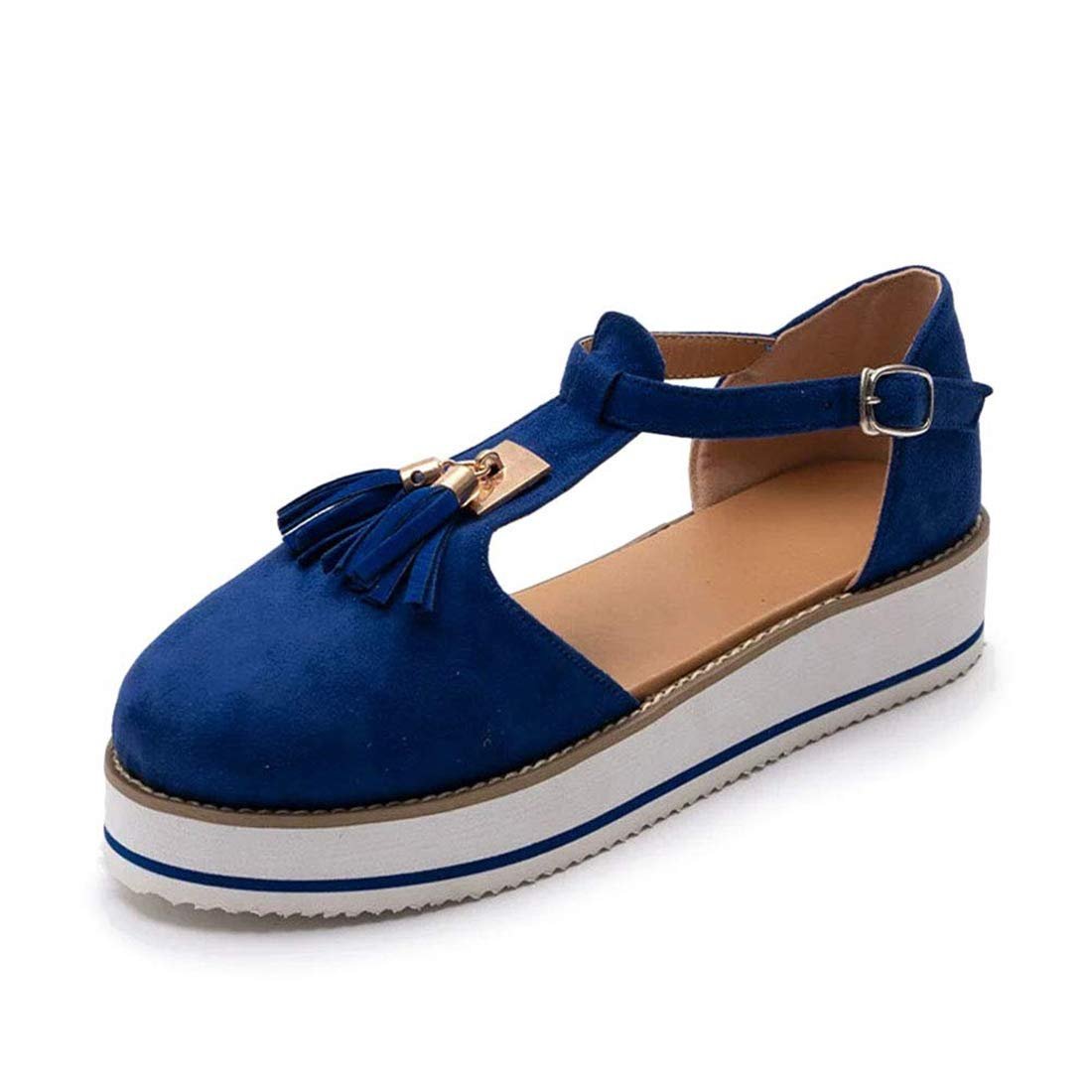 Женские сандалии CrEev Плоские Модные с кистями Удобные, фото №6