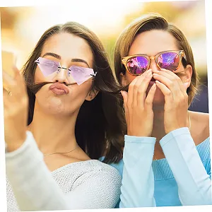 Солнцезащитные очки Бриллиант VALICLUD Фиолетовый (3 пары) synthetic.ua - Фото 1