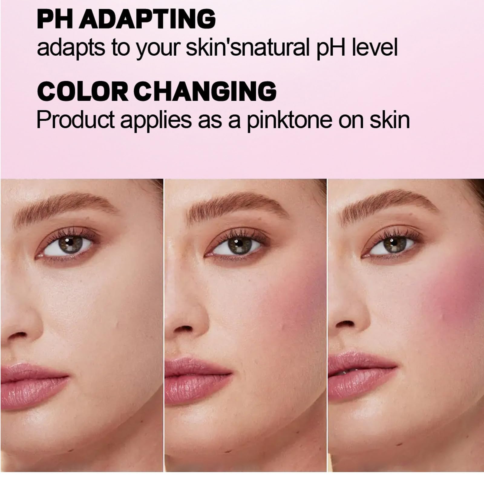 Крем Colur Changing Black Cream Blush Multi-Use Lips and Cheek Tint Чорний, фото №4