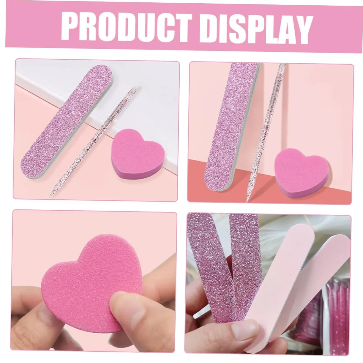 Набор пилок для маникюра PACKOVE с губчатыми буферами, фото №8