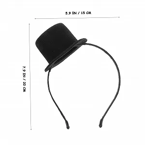 Мини-шляпка-обруч Винтажный synthetic.ua - Фото 1