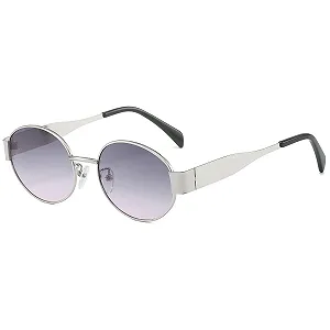 Солнцезащитные очки овальные JCTAIFOO Retro для мужчин и женщин - Фото 1