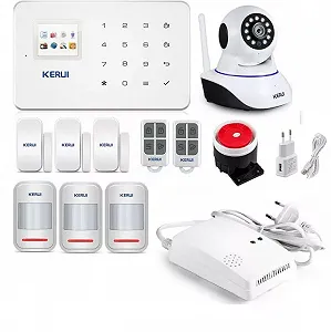 Беспроводная GSM сигнализация Kerui G18 + WI-FI IP камера для 3-х комнатной квартиры (UDUFD899DFDFDFD) - Фото 1