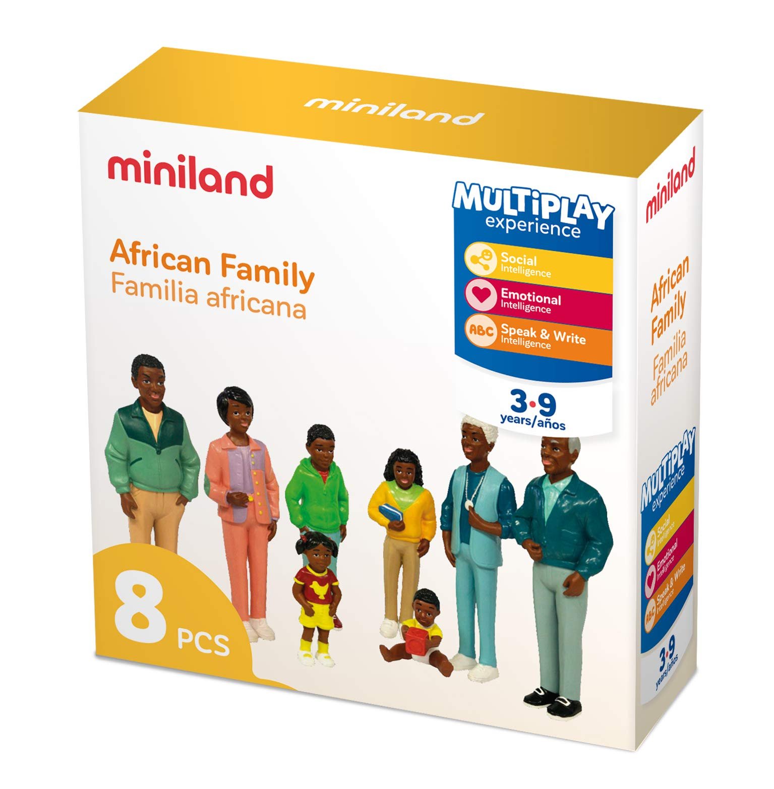 Фигурки Miniland Африканская семья 8 шт. Multi-Color, фото №3