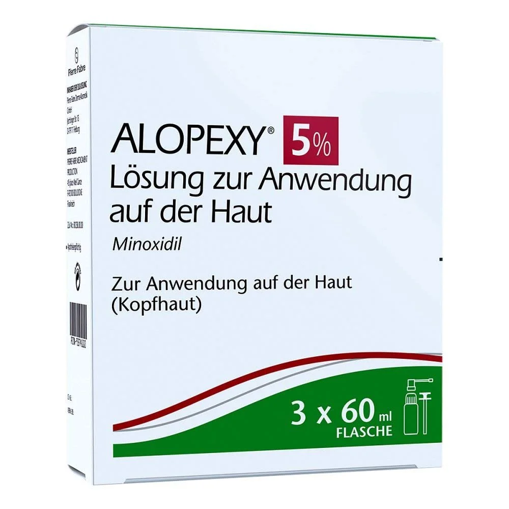 Розчин для шкіри Alopexy 5% 3 x 60 мл, фото №3