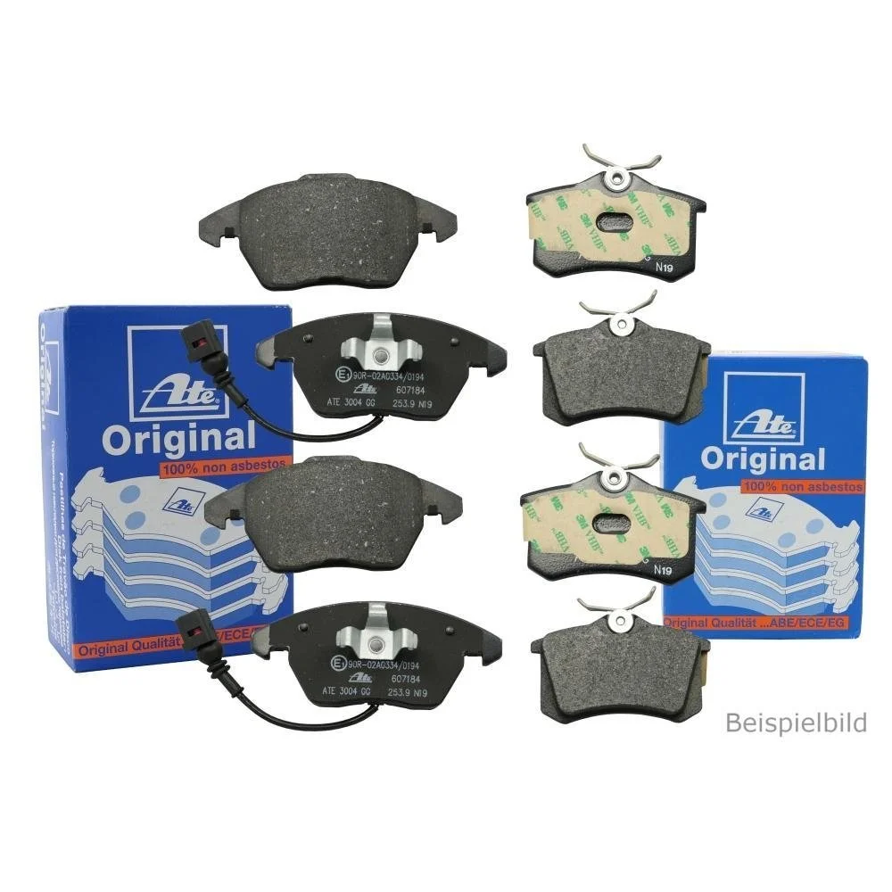 Комплект тормозных колодок ATE AUDI SKODA VW VAG передние + задние, фото №1