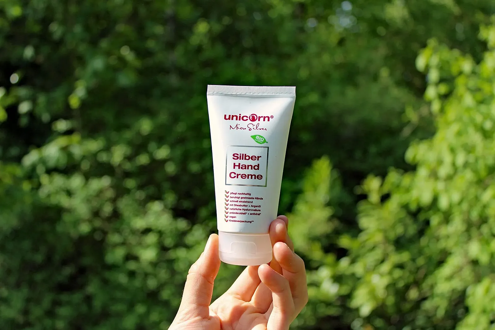 Крем для рук Unicorn з Micro Silver 75 мл - з квітковим ароматом - швидко вбирається, фото №2