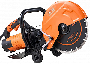 Электрическая пила по бетону VEVOR DC305 (305 мм / 12") 1800 Вт Черно-оранжевый - Фото 1