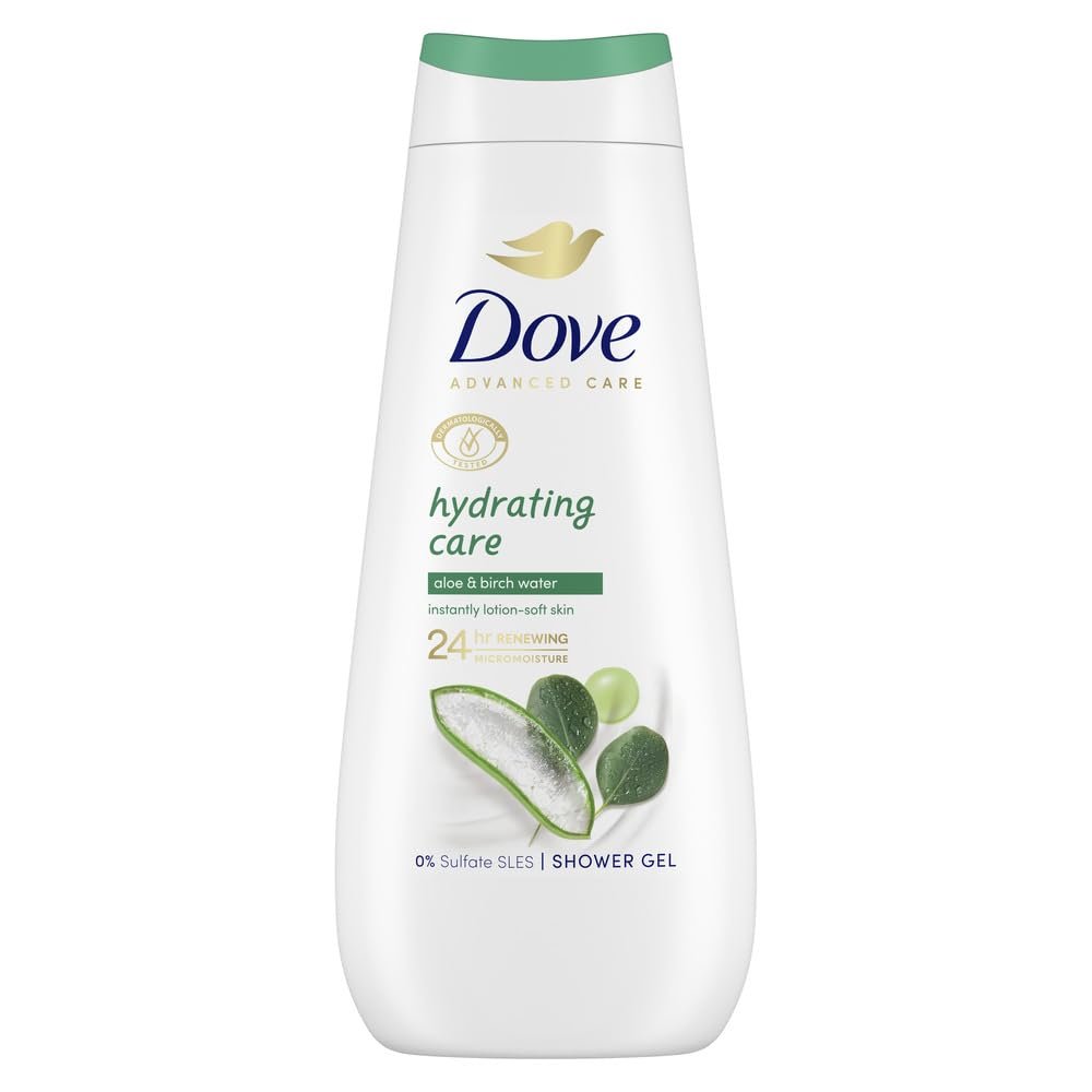 Гель для душу Dove Advanced Care Aloe Vera and Birch Water 400 мл, фото №1