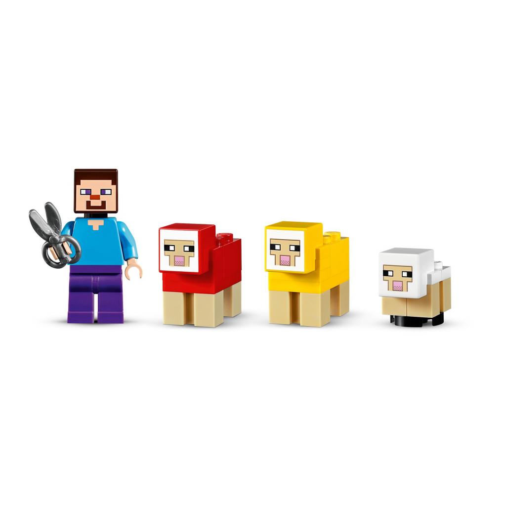 Конструктор LEGO MINECRAFT Шерстяная ферма 260 деталей (21153), фото №6