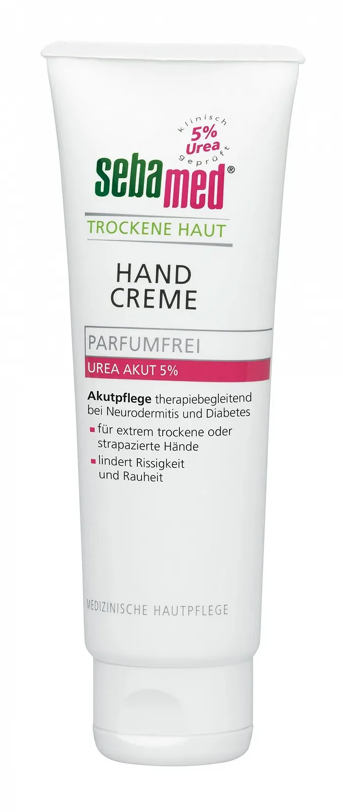 Крем для рук Sebamed Dry Skin Urea Acute 5% Без запаху 75 мл, фото №3