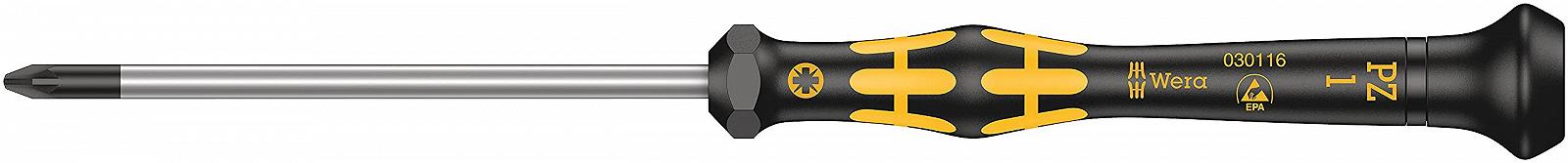 Викрутка прецизійна Wera Kraftform Micro 1550 PZ1 x 80 мм 05030116001, фото №1 Викрутка прецизійна Wera Kraftform Micro 1550 PZ1 x 80 мм 05030116001, фото №1