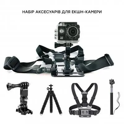 Экшн-камера AirOn Simple Full HD kit 30in1 69477915500061, фото №5