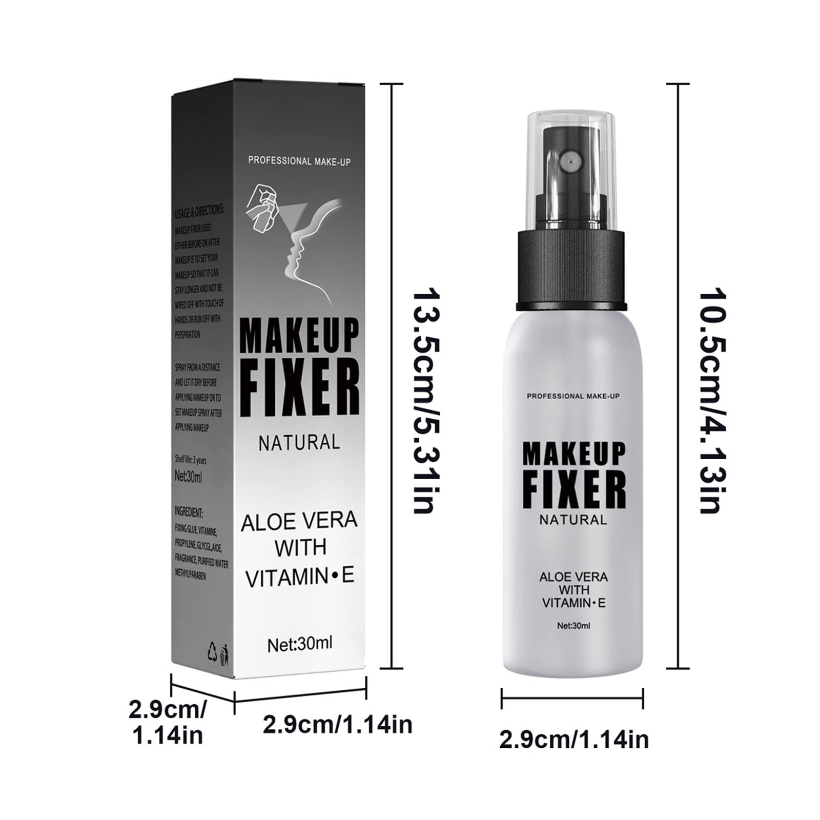 Фінішний спрей JAWSEU MakeUp Setting Spray Зволожувальний 30 мл, фото №2
