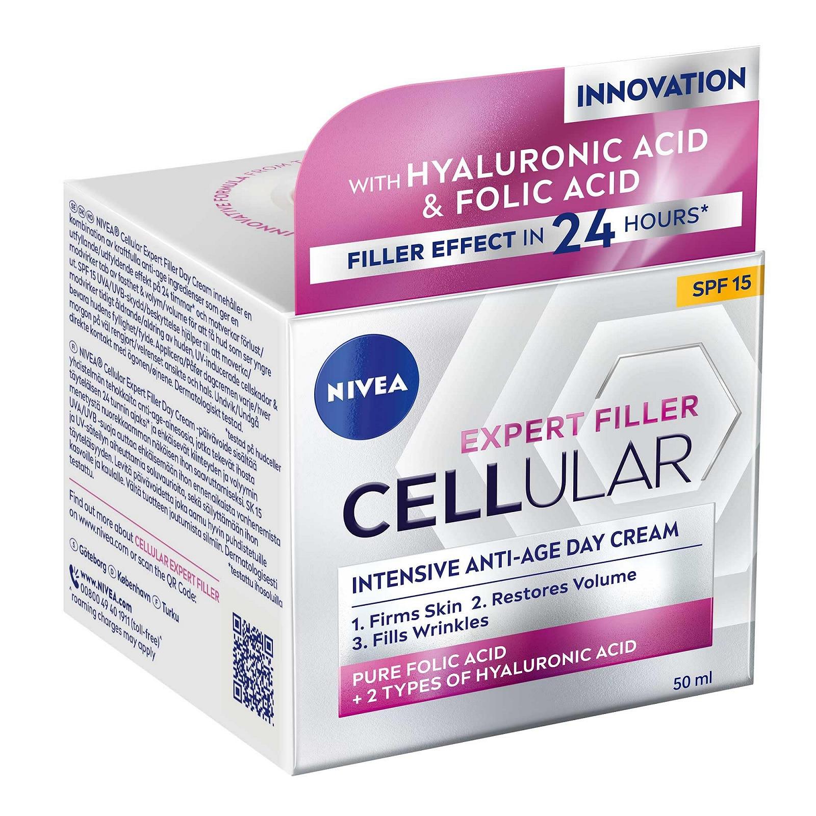 Денний крем Nivea Cellular Anti-Age SPF 15 50 мл, фото №9