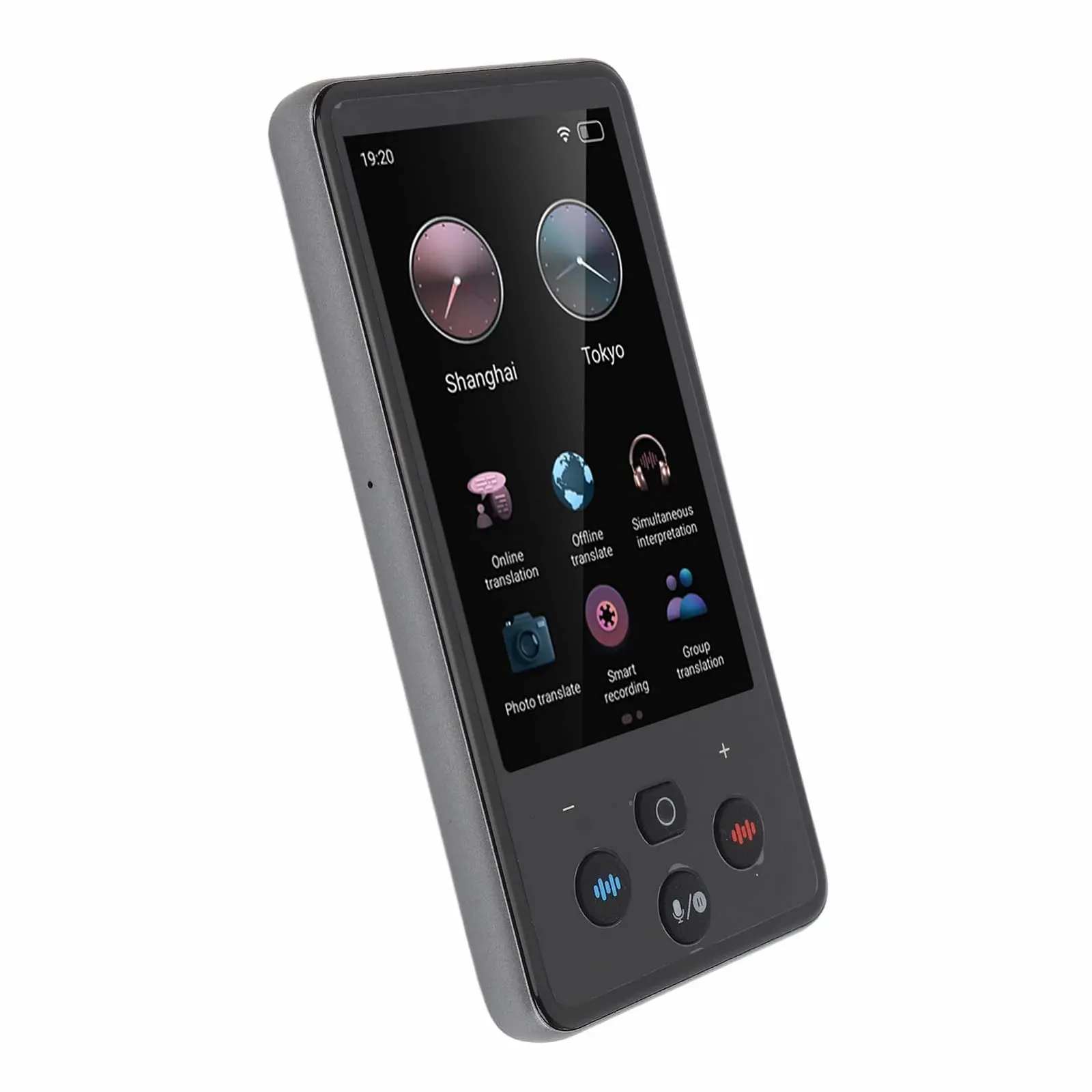 Перекладач Голосу, 1 ГБ+8 ГБ Двосторонній Миттєвий AI Перекладач для 138 Онлайн Мов, 3.97 Дюймовий Сенсорний Екран, фото №1