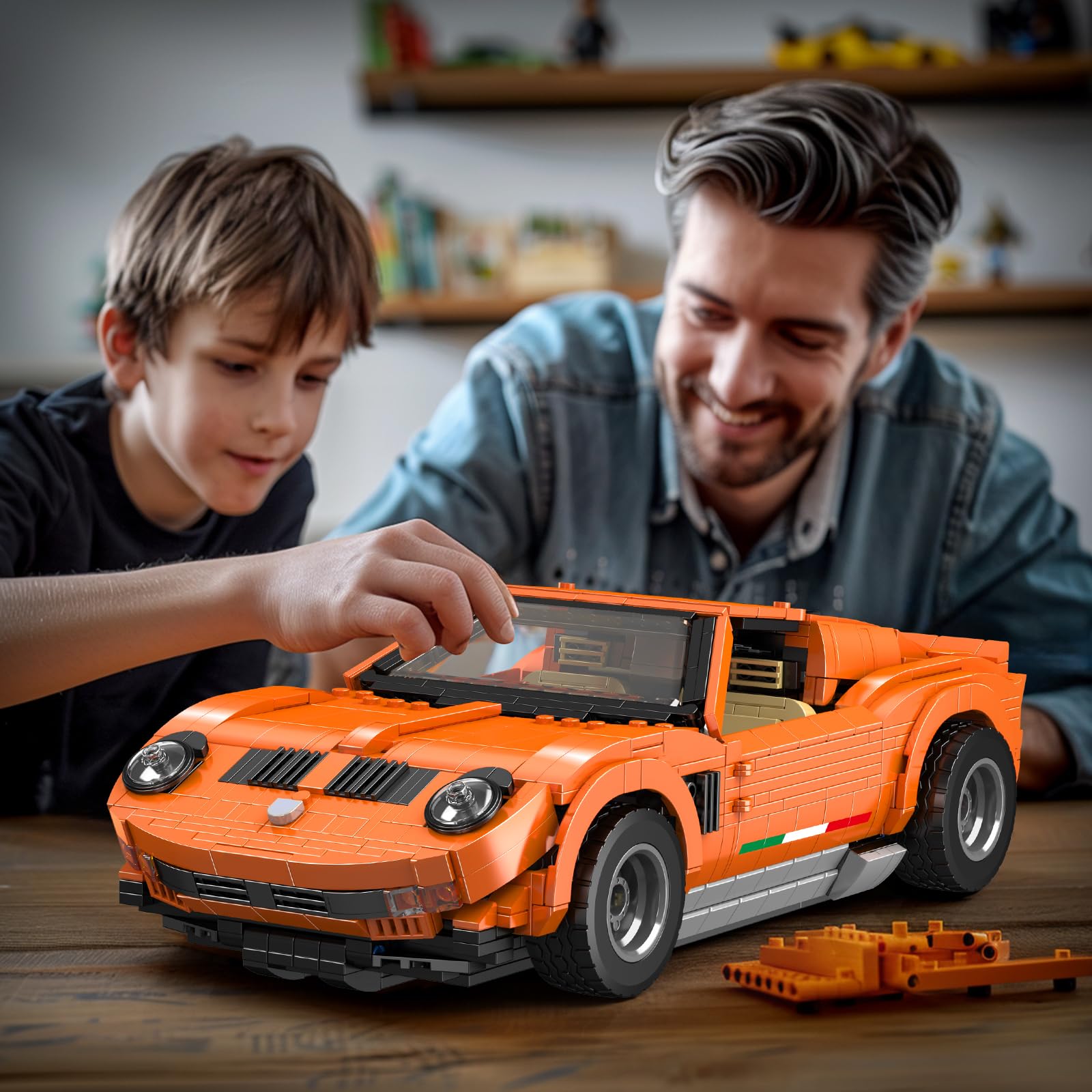 Модель конструктор Mould King 10116 автомобіль 1607 деталі статична версія, фото №5
