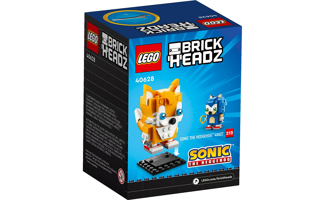 Детский конструктор LEGO Brick Headz Майлз «Тейлз» Прауэр (40628), фото №3