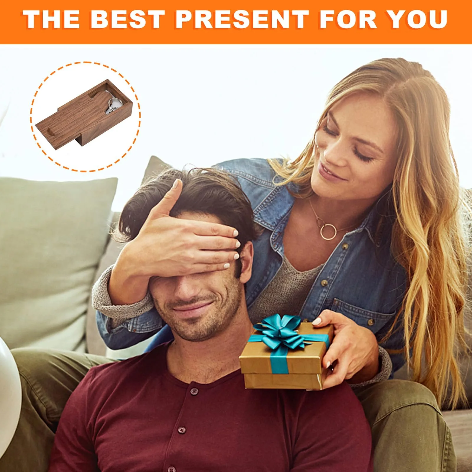USB накопичувач Wooden 16 GB USB 2.0 with Wooden Box, фото №6