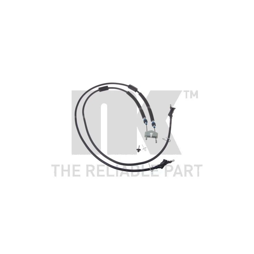 Трос стояночного тормоза NK 9025145 для FORD задний центральный, фото №1 Трос стояночного тормоза NK 9025145 для FORD задний центральный, фото №1