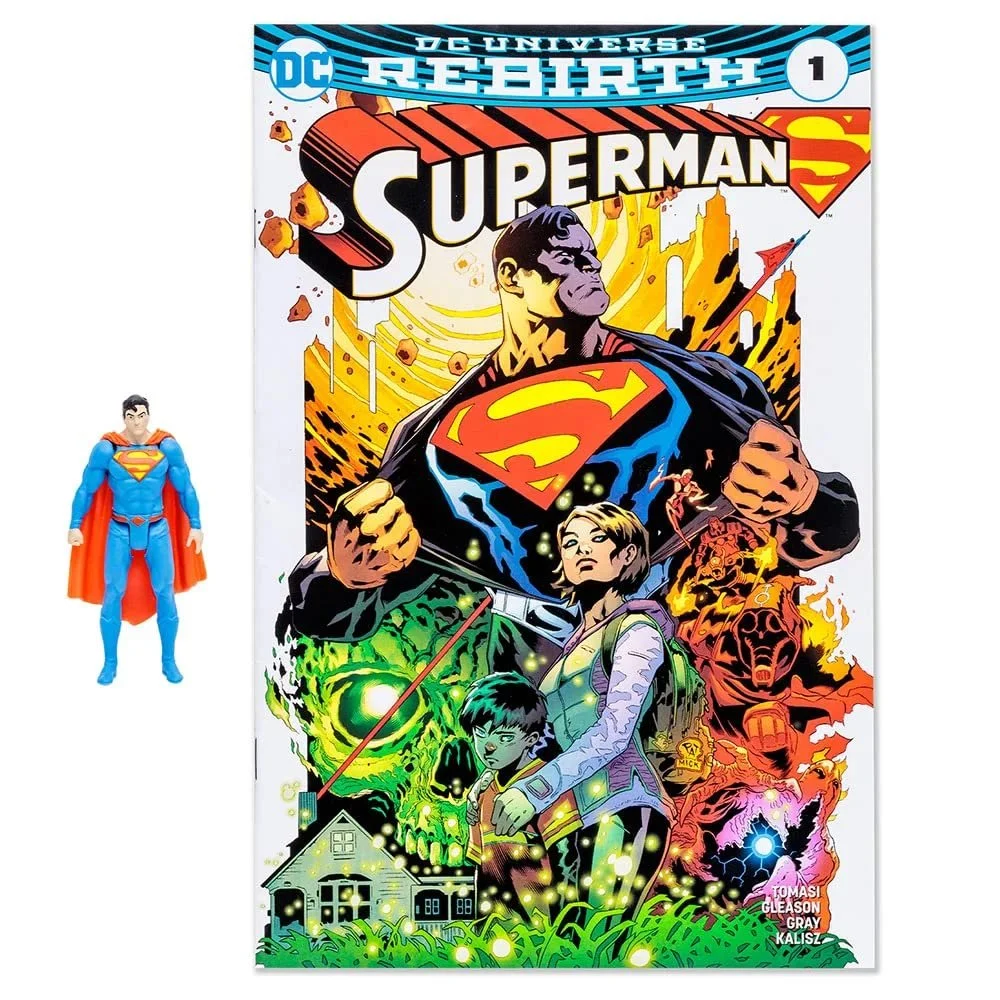 Фігурка та комікс McFarlane DC Page Punchers Superman (Rebirth) 8 см, фото №2