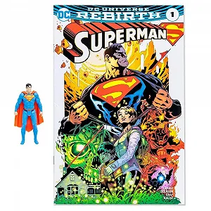 Фігурка та комікс McFarlane DC Page Punchers Superman (Rebirth) 8 см synthetic.ua - Фото 1