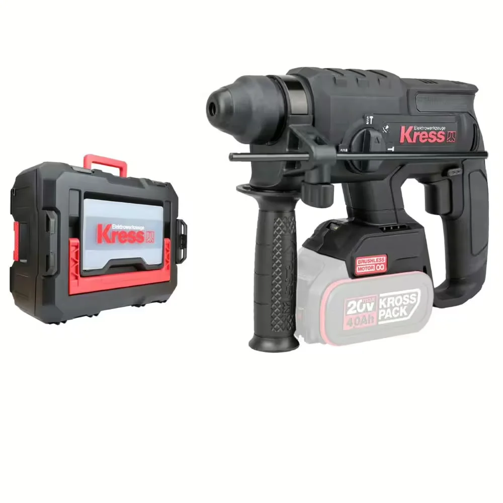 Перфоратор Kress аккумуляторный KUC60.91 / 20В / 2.0 Дж / SDS+ / Bare Tool / Черный, фото №1 Перфоратор Kress аккумуляторный KUC60.91 / 20В / 2.0 Дж / SDS+ / Bare Tool / Черный, фото №1