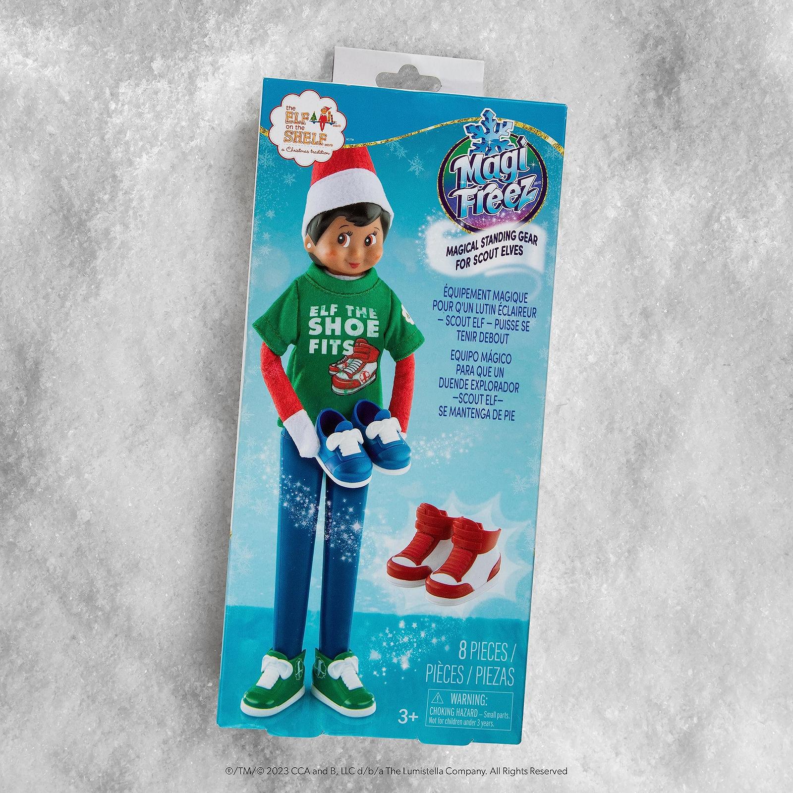 Одяг The Elf on The Shelf MagiFreez Cool Sneaker Set з футболкою та 3 парами кросівок для помічника ельфа, фото №5 Одяг The Elf on The Shelf MagiFreez Cool Sneaker Set з футболкою та 3 парами кросівок для помічника ельфа, фото №5