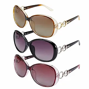 Сонцезахисні окуляри Жіночі Pcone Kon Великі, Набір з 3 - Фото 1