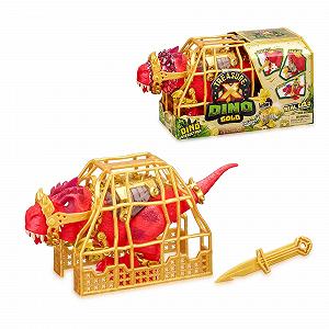 Игрушка Динозавр T-Rex Treasure X TX Dino Dissection Игровой набор в клетке с куклой и аксессуарами, сюрприз, 8 сокровищ, Разноцветный - Фото 1