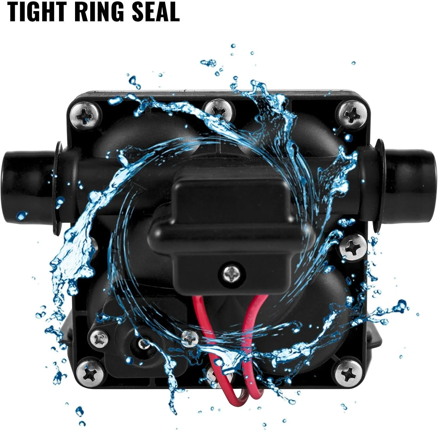 Насос VEVOR DPHC-T42 12В / Для води / 3 GPM / Поліпропілен / 45 PSI / Чорний, фото №6 Насос VEVOR DPHC-T42 12В / Для води / 3 GPM / Поліпропілен / 45 PSI / Чорний, фото №6