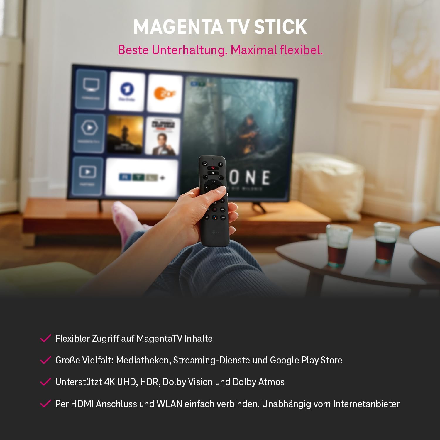 ТВ-приставка Telekom MagentaTV Stick, 4K UHD, фото №5