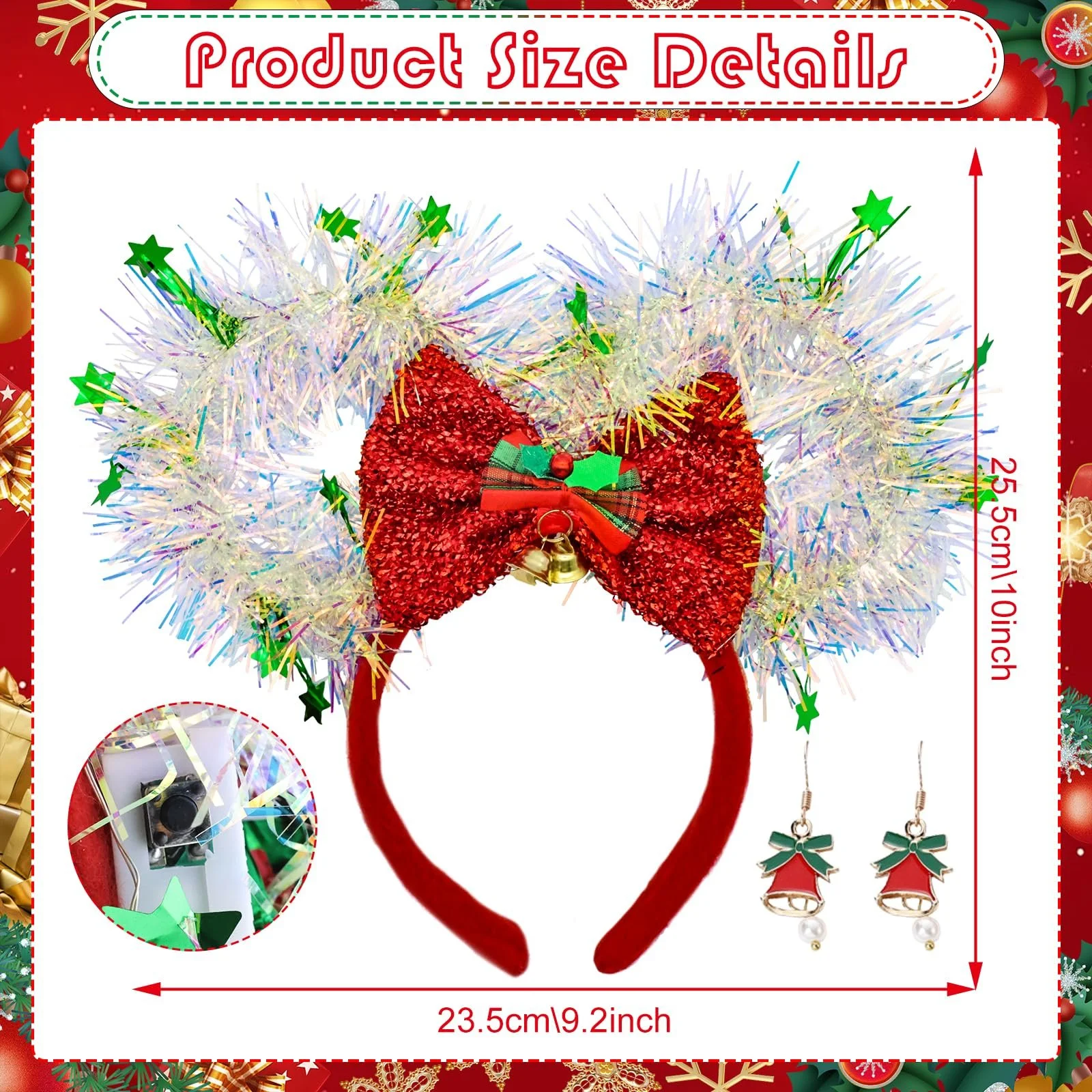 Рождественский Обруч на голову, фото №2