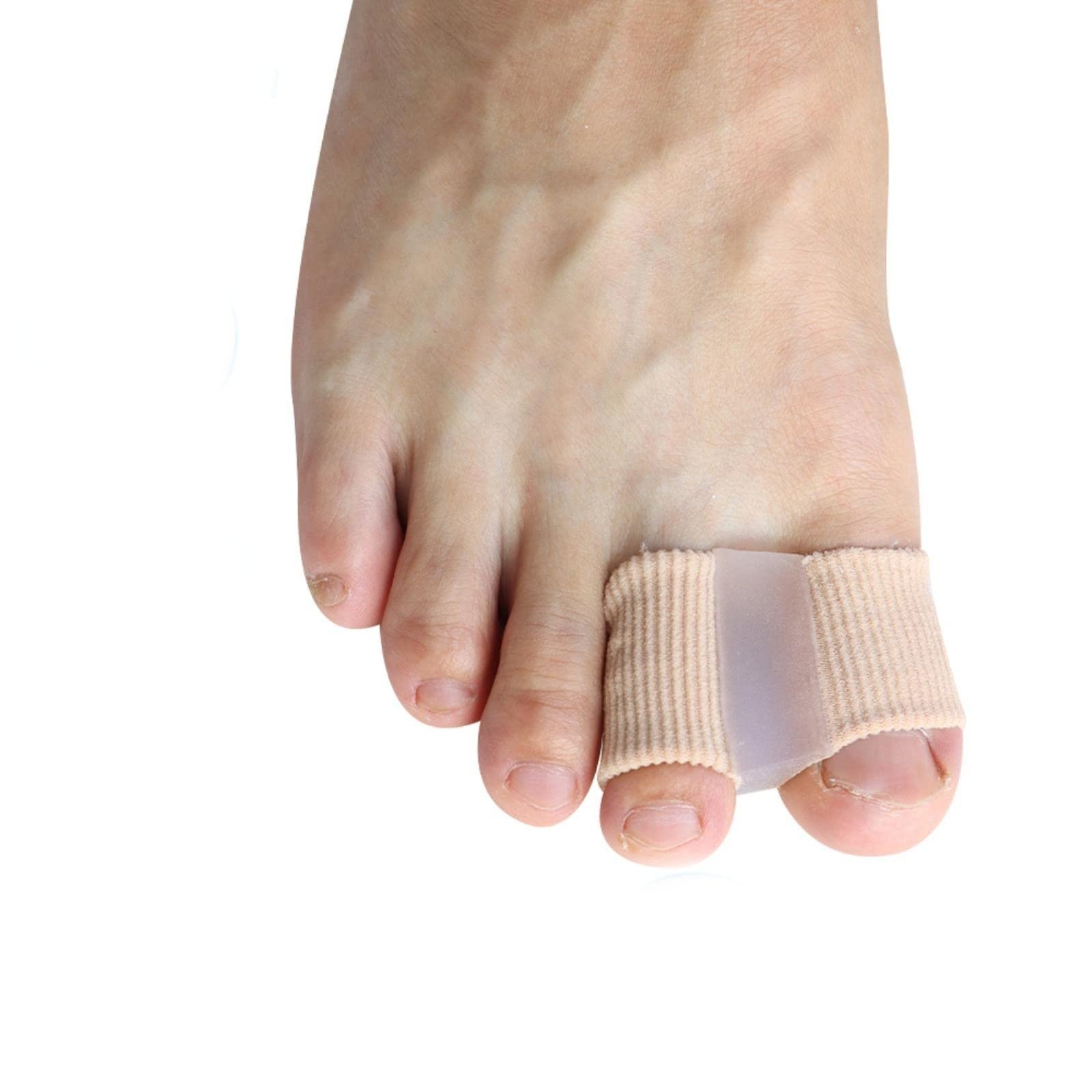 Разделитель для пальцев ног Тканевый корректор косточки с гелевой подкладкой для облегчения боли от воспаления и перекрытия пальцев ног, фото №1 Разделитель для пальцев ног Тканевый корректор косточки с гелевой подкладкой для облегчения боли от воспаления и перекрытия пальцев ног, фото №1