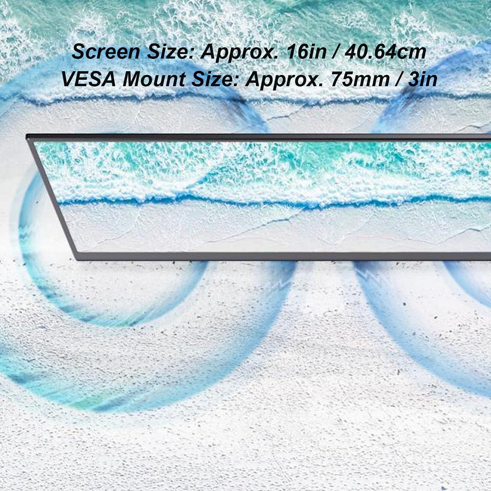 Монитор Portable 2.5K 16" IPS 2560 x 1600 Регулируемая Подставка Стандартное VESA Отверстие 2 USB-C 3.1 Порта для PS5, фото №5