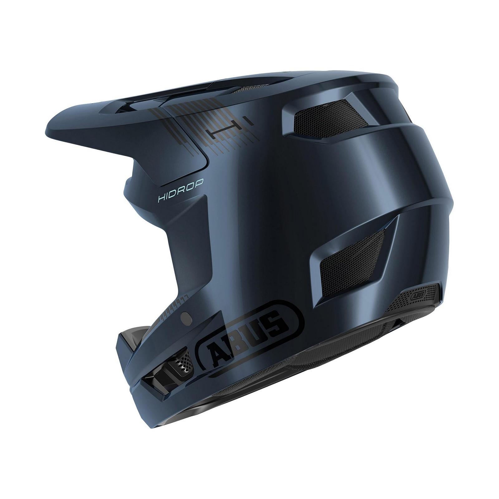 Шлем Downhill ABUS HiDrop с полной лицевой частью, сертифицированный ASTM, с внешней оболочкой из ABS для MTB: Downhill, Enduro и Bikepark - для взрослых и молодежи, фото №4