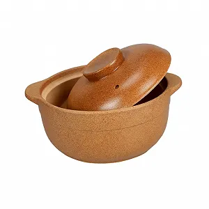 Каструля Sosoport керамічна з кришкою 1,6 л, енергоощадна, для супу та тушкування - Фото 1