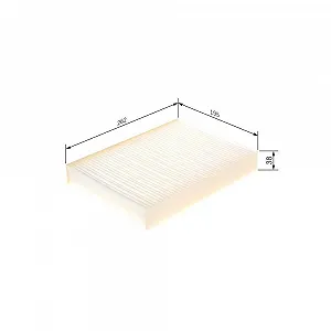 Фильтр салонный BOSCH 1 987 435 082 для FIAT NISSAN RENAULT - Фото 1