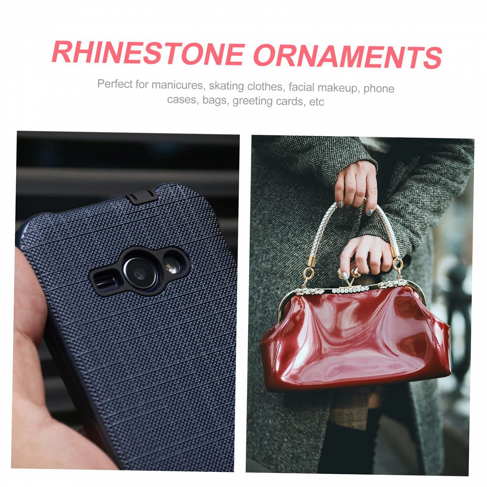 Самоклеящиеся Стразы FRCOLOR 2 Набора Камни для Ногтей Яркие Цвета для Проектов 1440 Штук x 2, фото №5