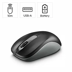 Миша Бездротова Hama AMW-200 1600 DPI Антрацит/Чорний ціна на synthetic.ua - Фото 1 Миша Бездротова Hama AMW-200 1600 DPI Антрацит/Чорний synthetic.ua - Фото 1