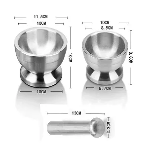 Ступка з товкачиком Edelstahl-Zerkleinerer Sch
esse зі сталі synthetic.ua - Фото 1