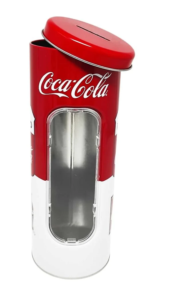 Скарбничка Coca C. Металева 23 x 8.5 см Червона, фото №2