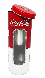 Скарбничка Coca C. Металева 23 x 8.5 см Червона synthetic.ua - Фото 1