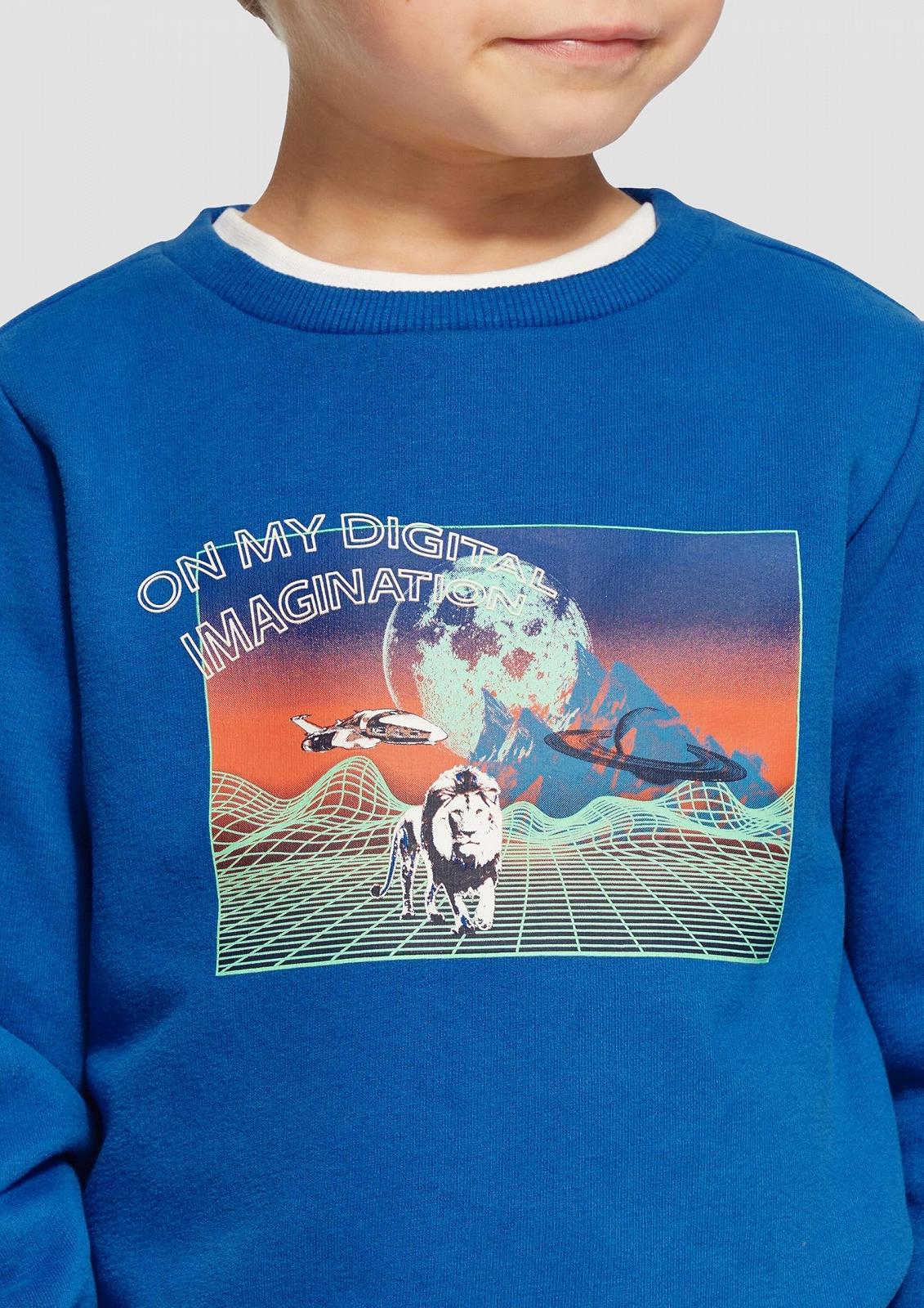 Толстовка s.Oliver с прорезиненным принтом спереди, фото №3