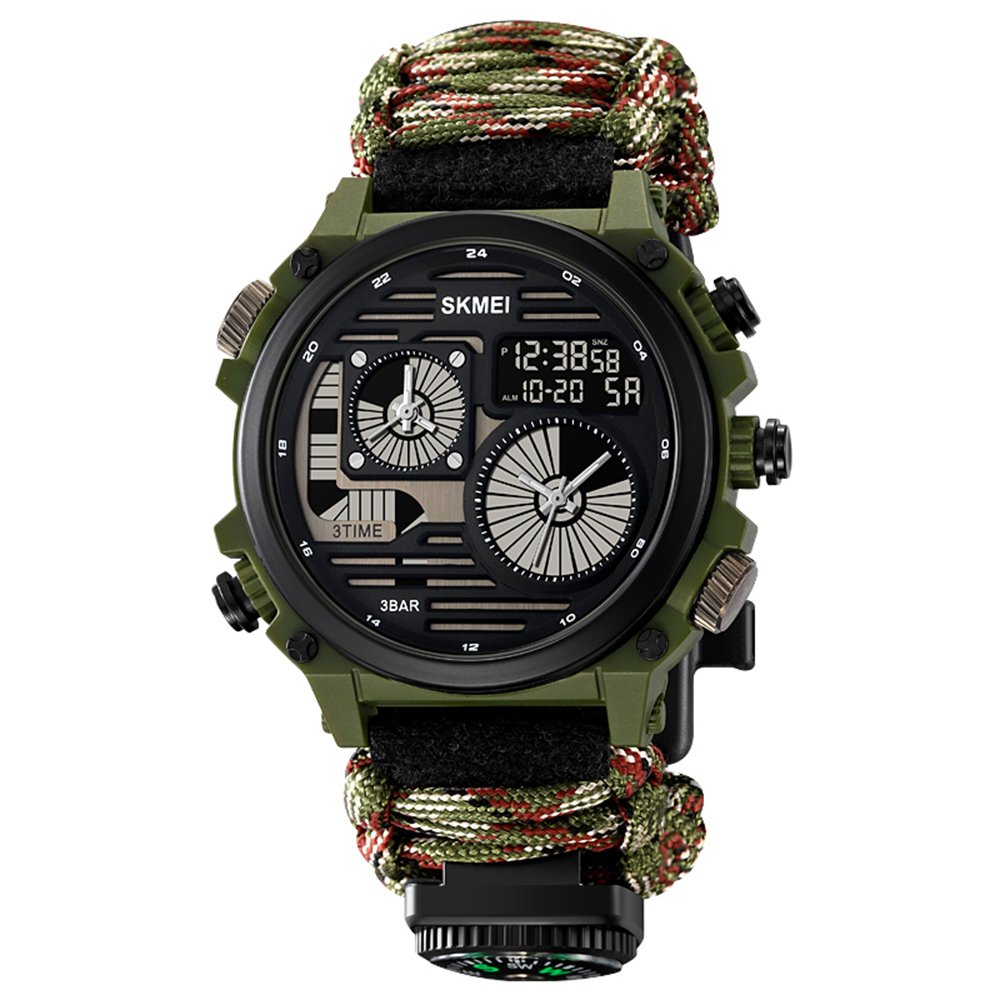 Годинник Skmei 2202NCMGN Camo Green, фото №1