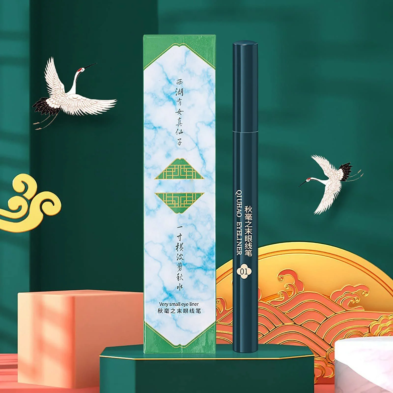 Підводка для очей Eyemazing Liner, чорна, фетровий аплікатор, тонка, стійка, рідка, водостійка, фото №4