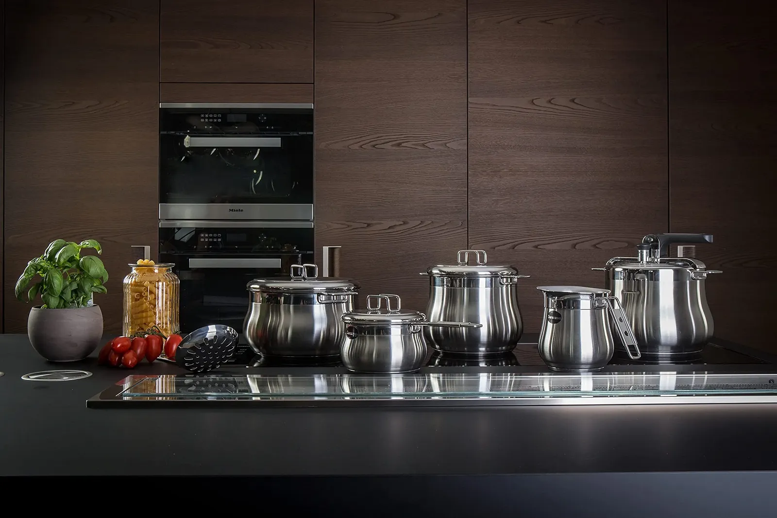 Кастрюля Barazzoni Tummy Line стальная 18/10 14 см, фото №4